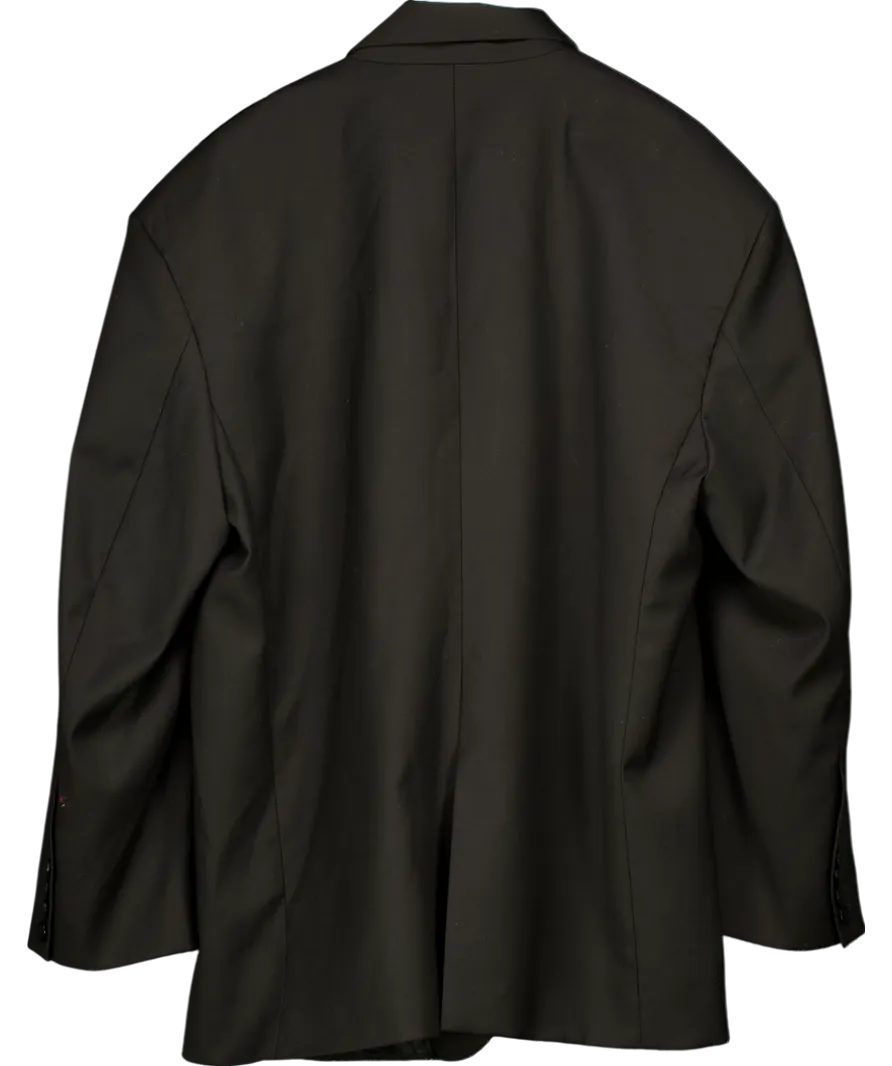 ALL. Black Blazer With Pocket Detail UK L