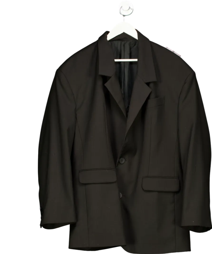 ALL. Black Blazer With Pocket Detail UK L
