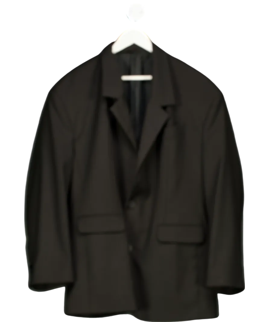 ALL. Black Blazer With Pocket Detail UK L