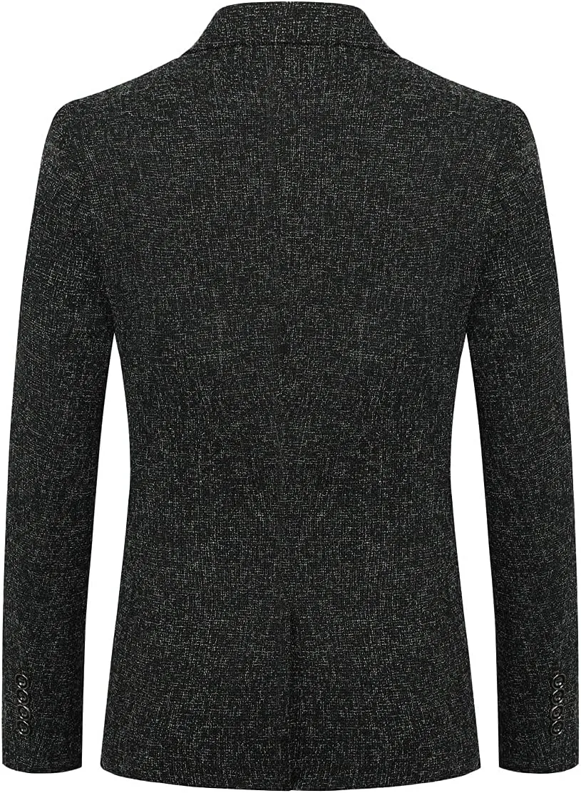 Cloudstyle Men's Suit Jacket One Button Slim Fit Sport Coat Business Daily Blazer