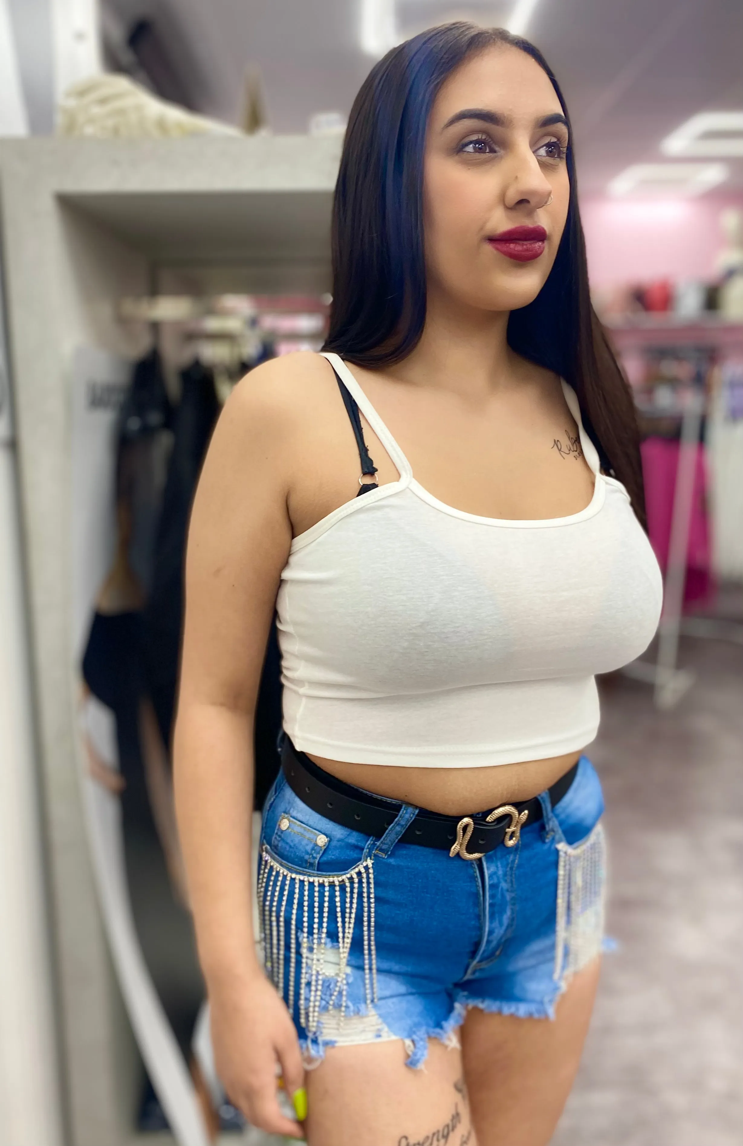 DENIM DAZZLE LIGHT BLUE FESTIVAL SHORTS