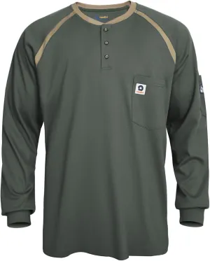 FR Shirts for Men NFPA2112 Flame Resistant Shirts 5.5oz Light Weight Long Sleeve Fire Retardant Shirts