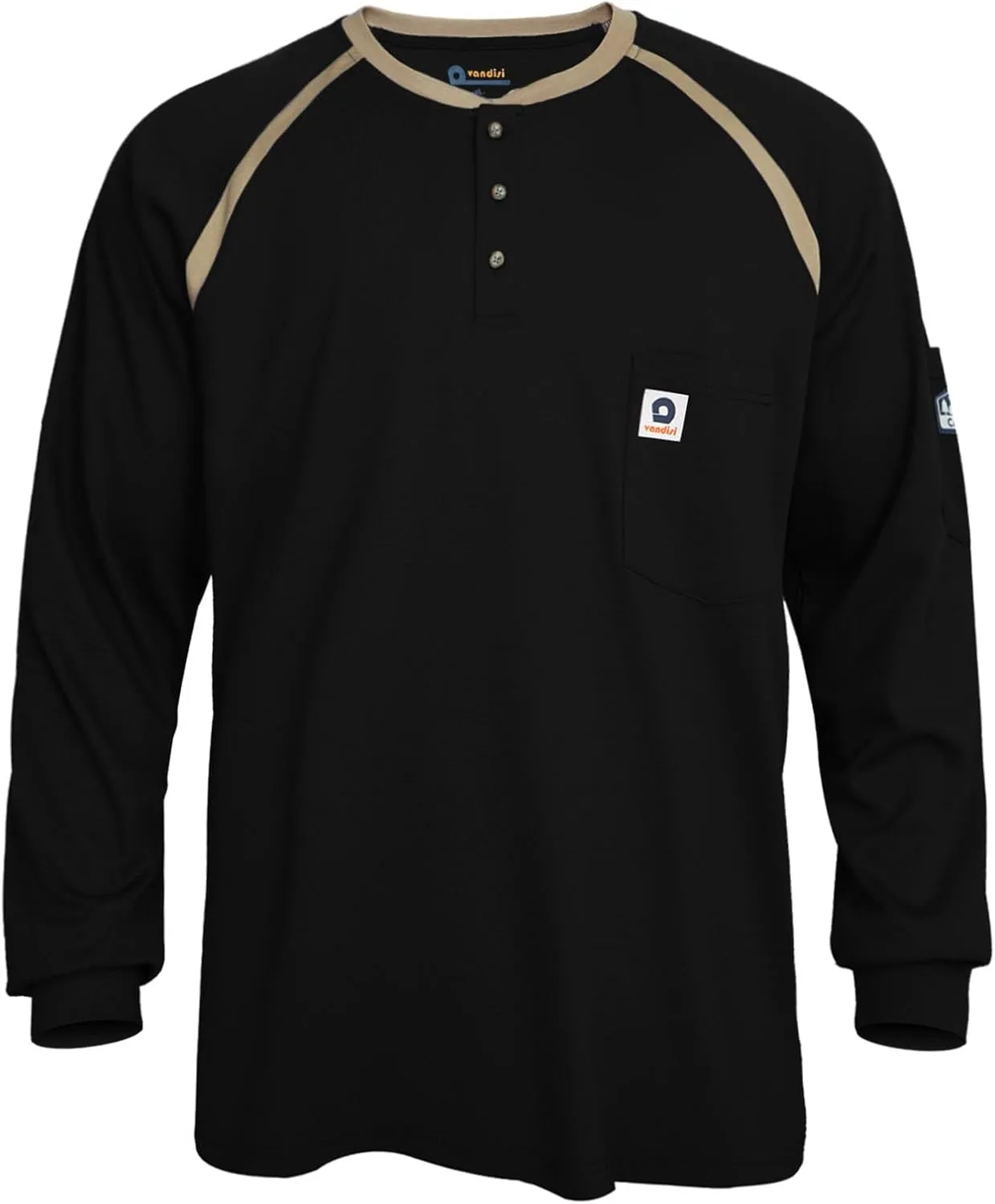FR Shirts for Men NFPA2112 Flame Resistant Shirts 5.5oz Light Weight Long Sleeve Fire Retardant Shirts