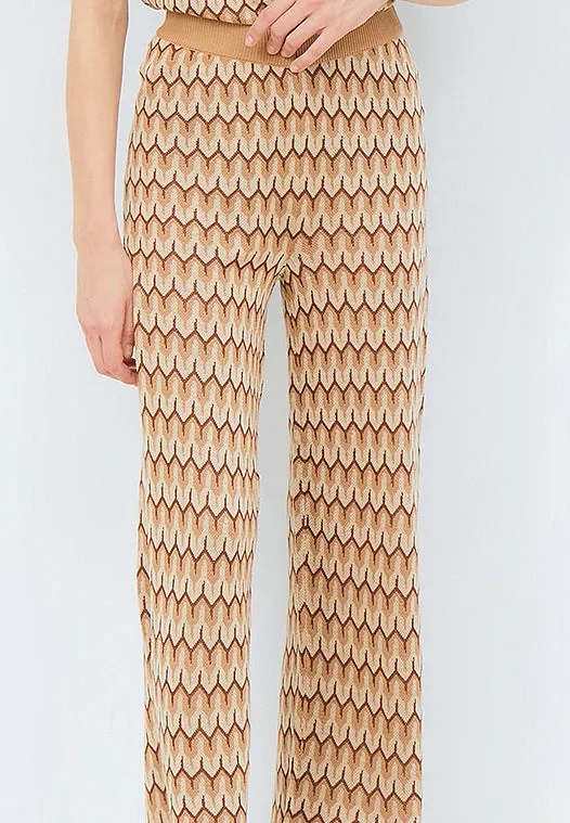 High Waist Knit Pants