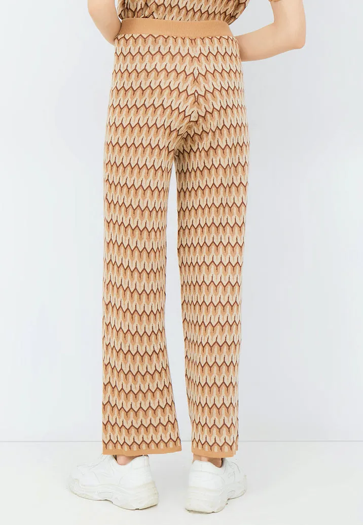 High Waist Knit Pants