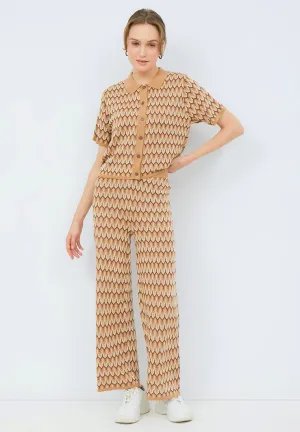 High Waist Knit Pants