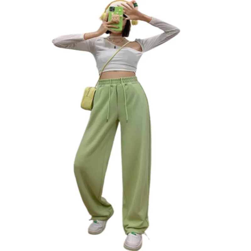 High Waist Loose Wide Leg Trousers