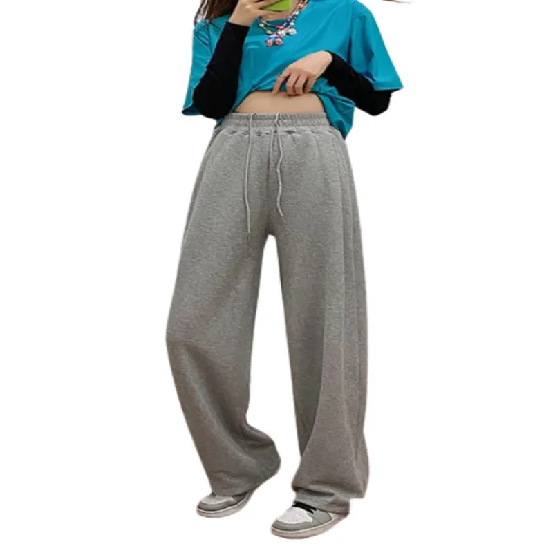 High Waist Loose Wide Leg Trousers