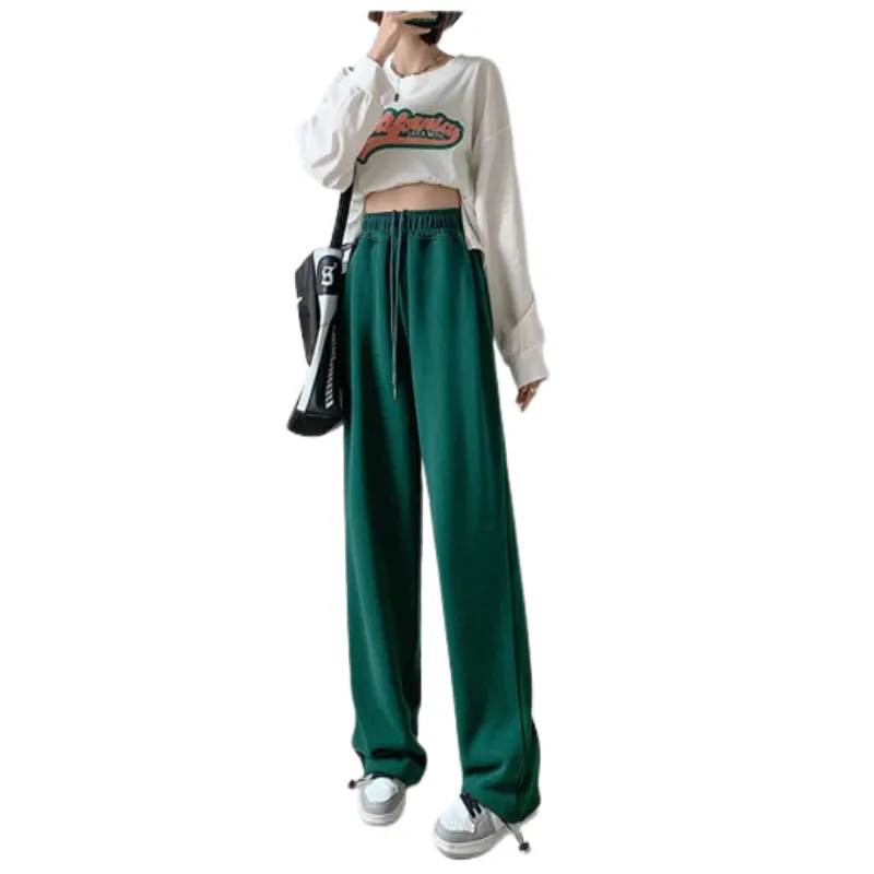 High Waist Loose Wide Leg Trousers