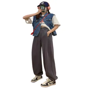 High Waist Loose Wide Leg Trousers