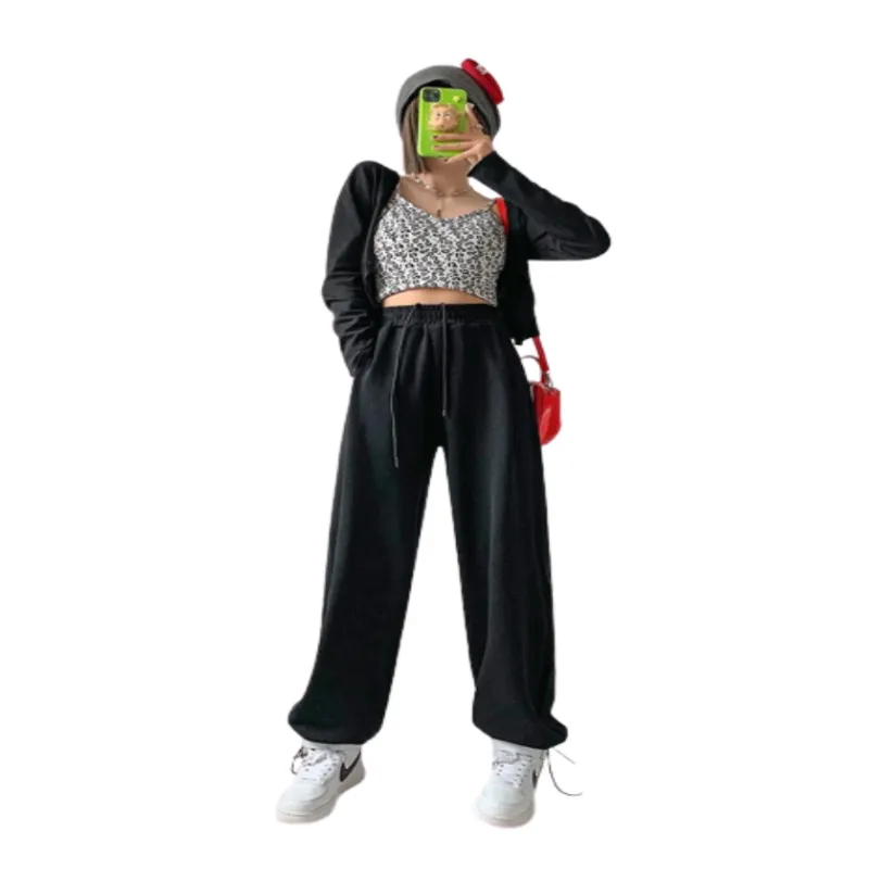High Waist Loose Wide Leg Trousers