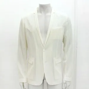 Ivory Light Wool Blazer