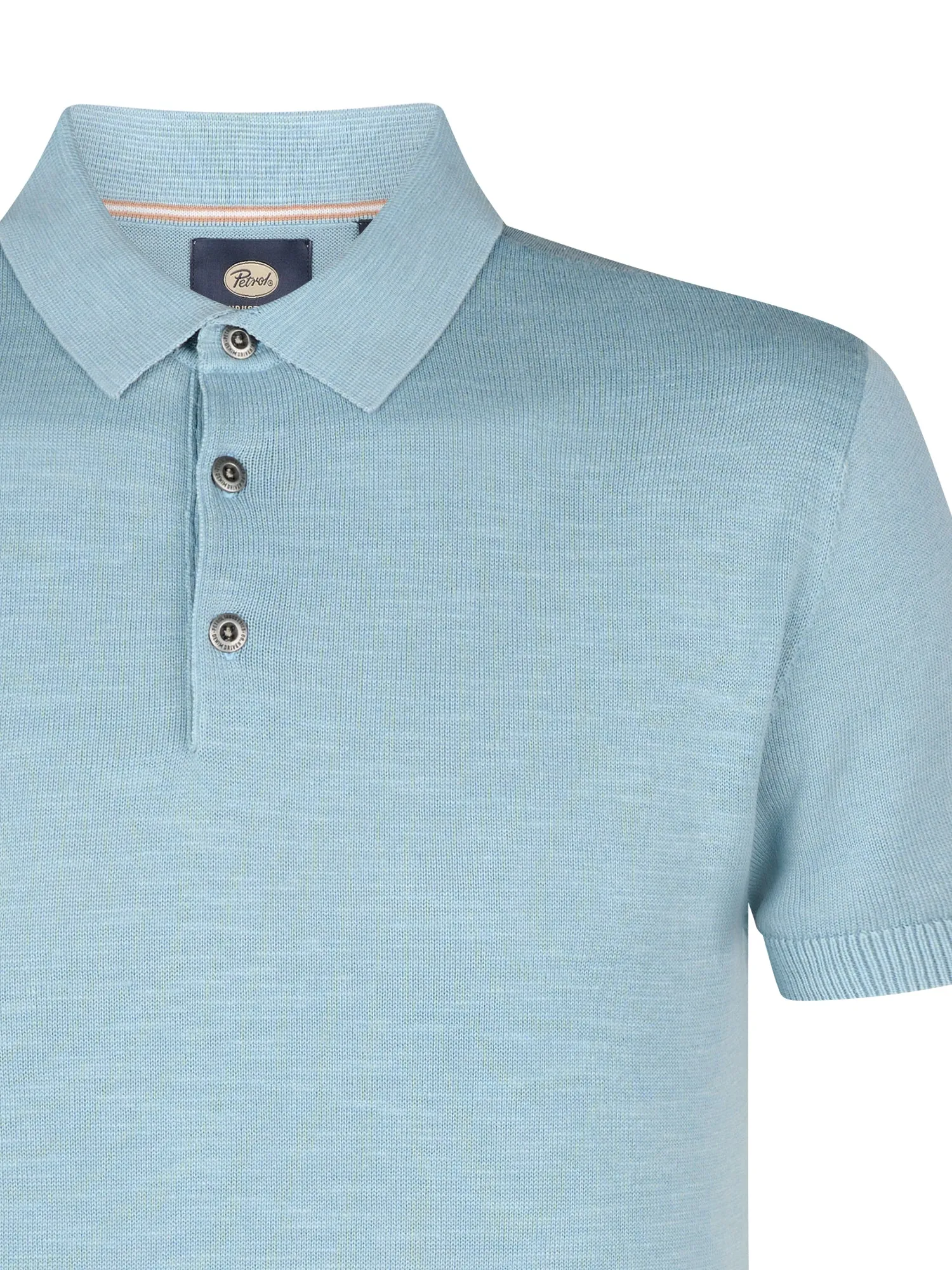 Knitted Polo Ocean