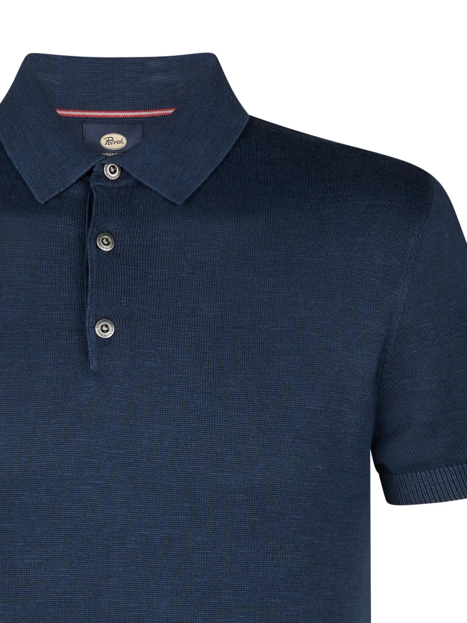 Knitted Polo Ocean