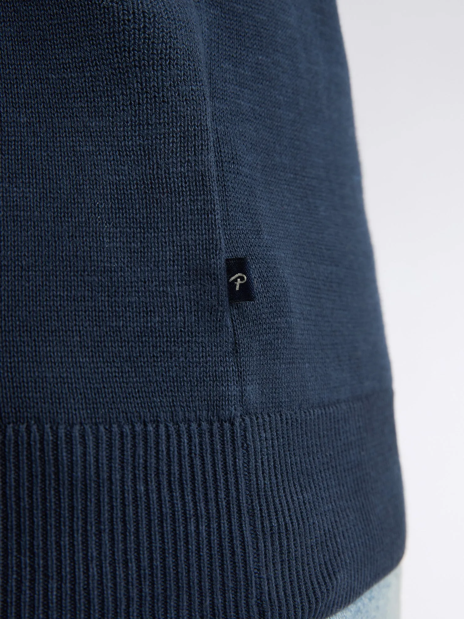 Knitted Polo Ocean