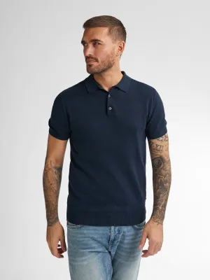 Knitted Polo Ocean