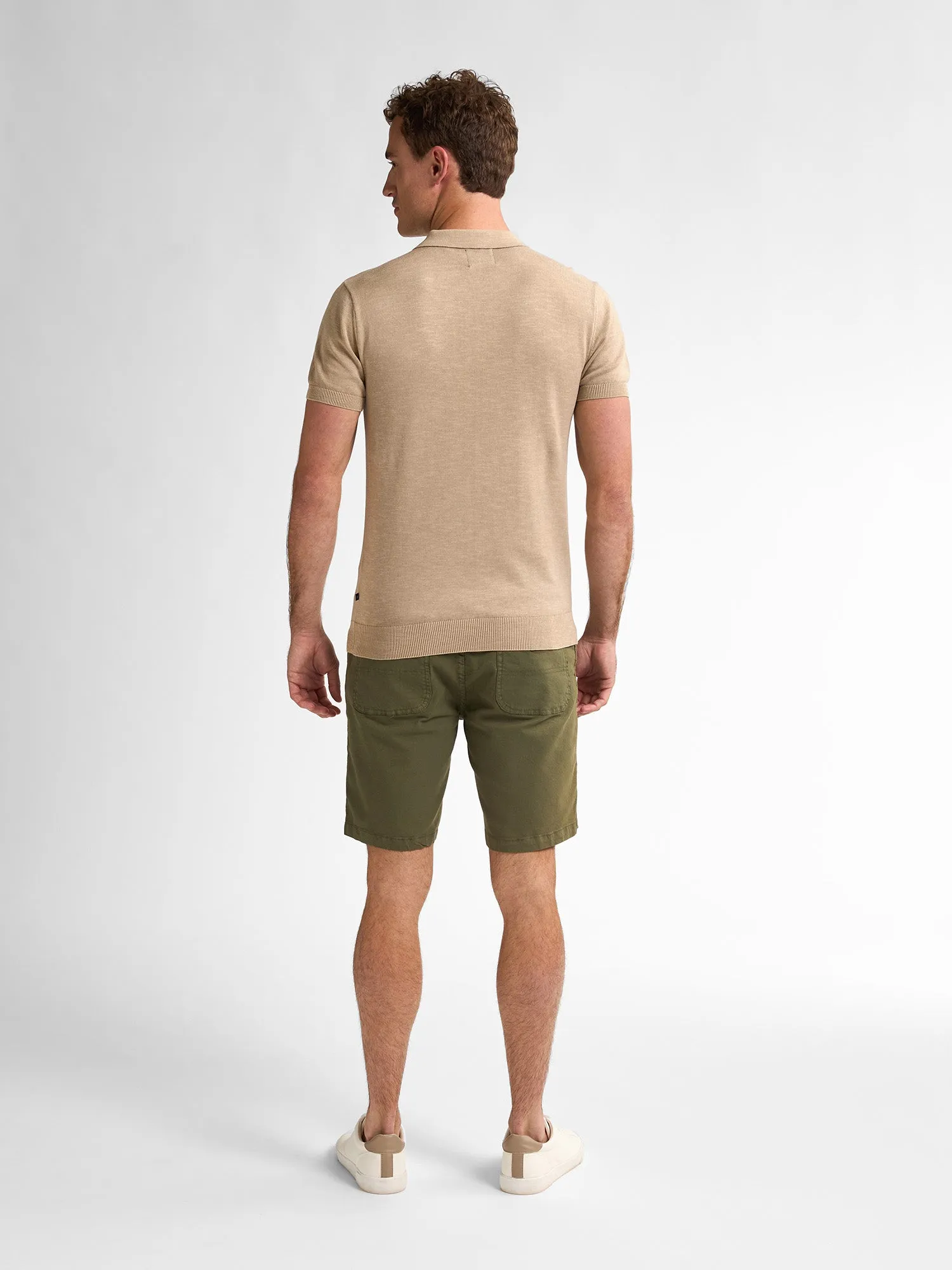 Knitted Polo Ocean