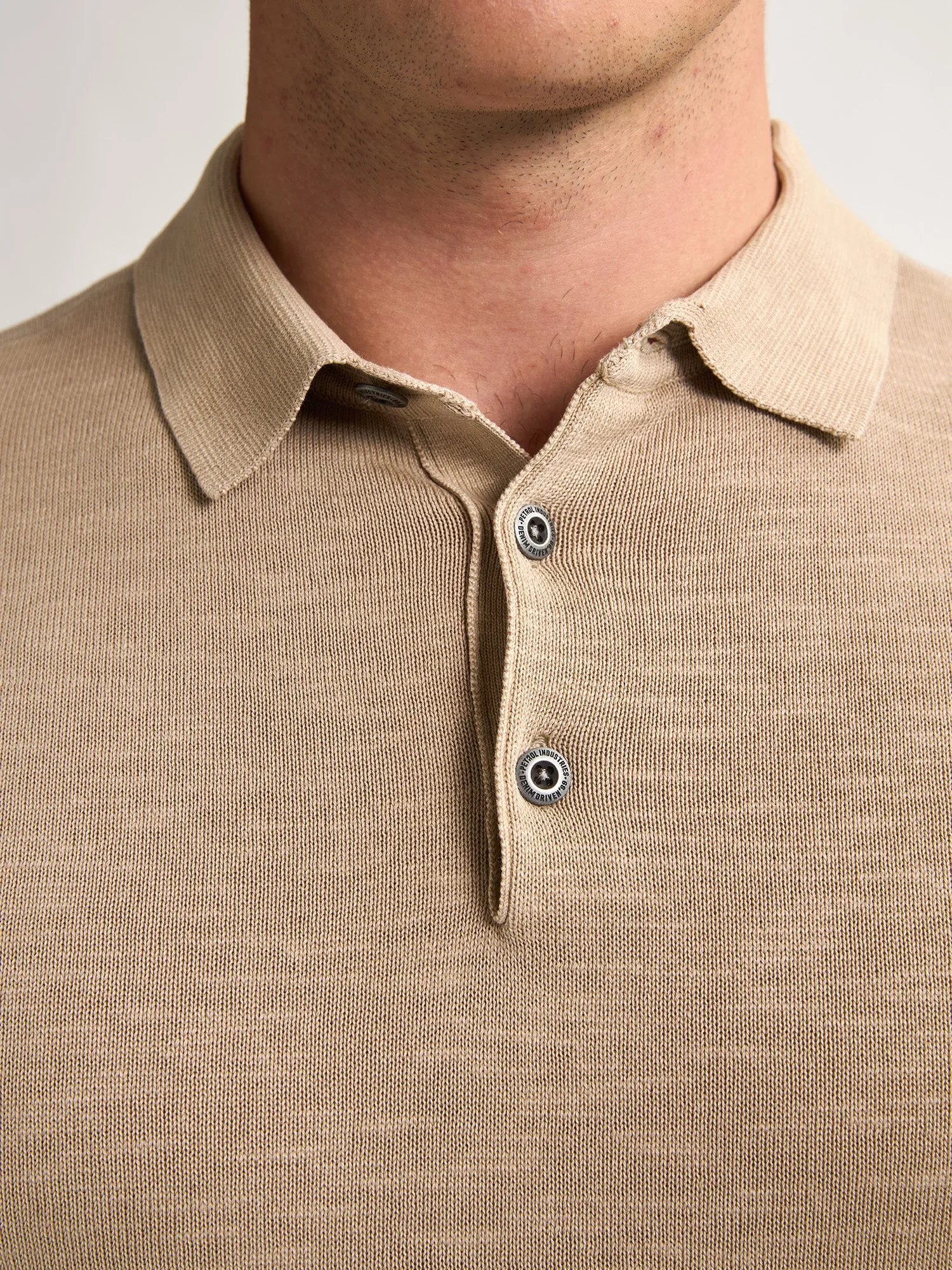 Knitted Polo Ocean