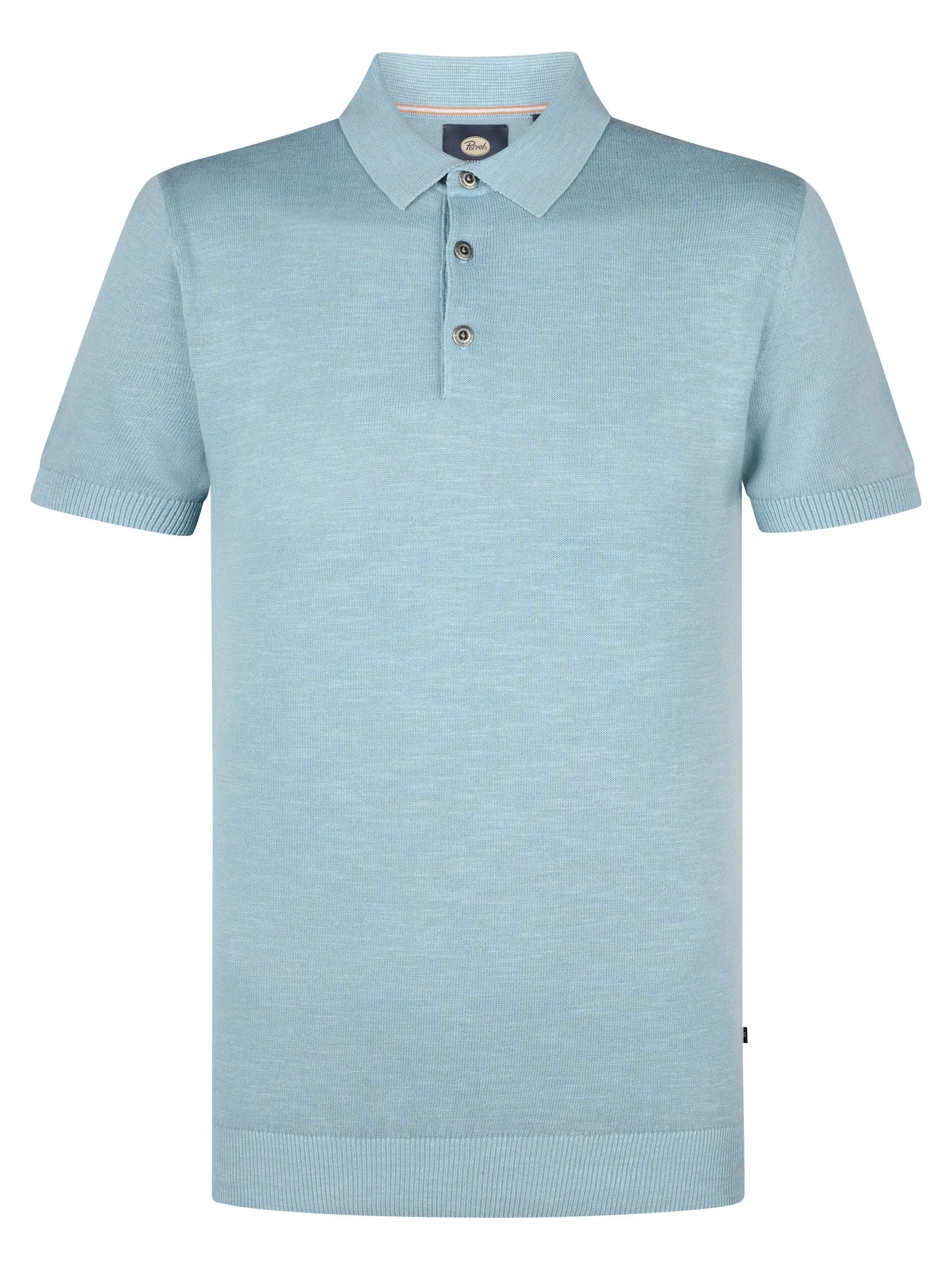 Knitted Polo Ocean