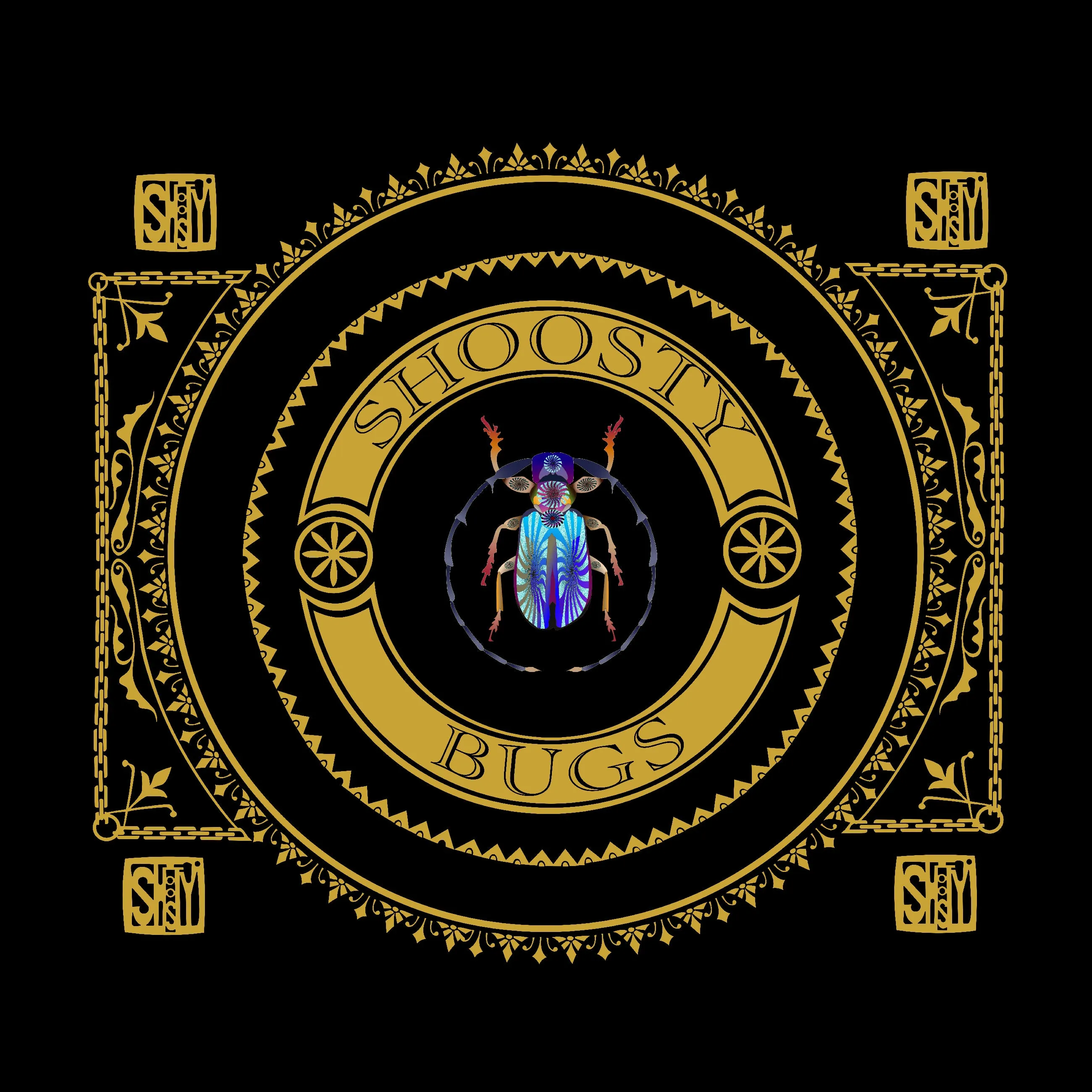Lamiinae Gold and Blue