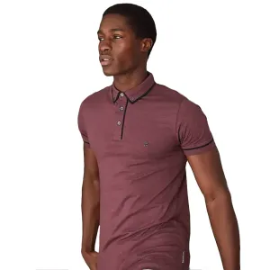 Men's Casual Polo Shirt,Burgundy