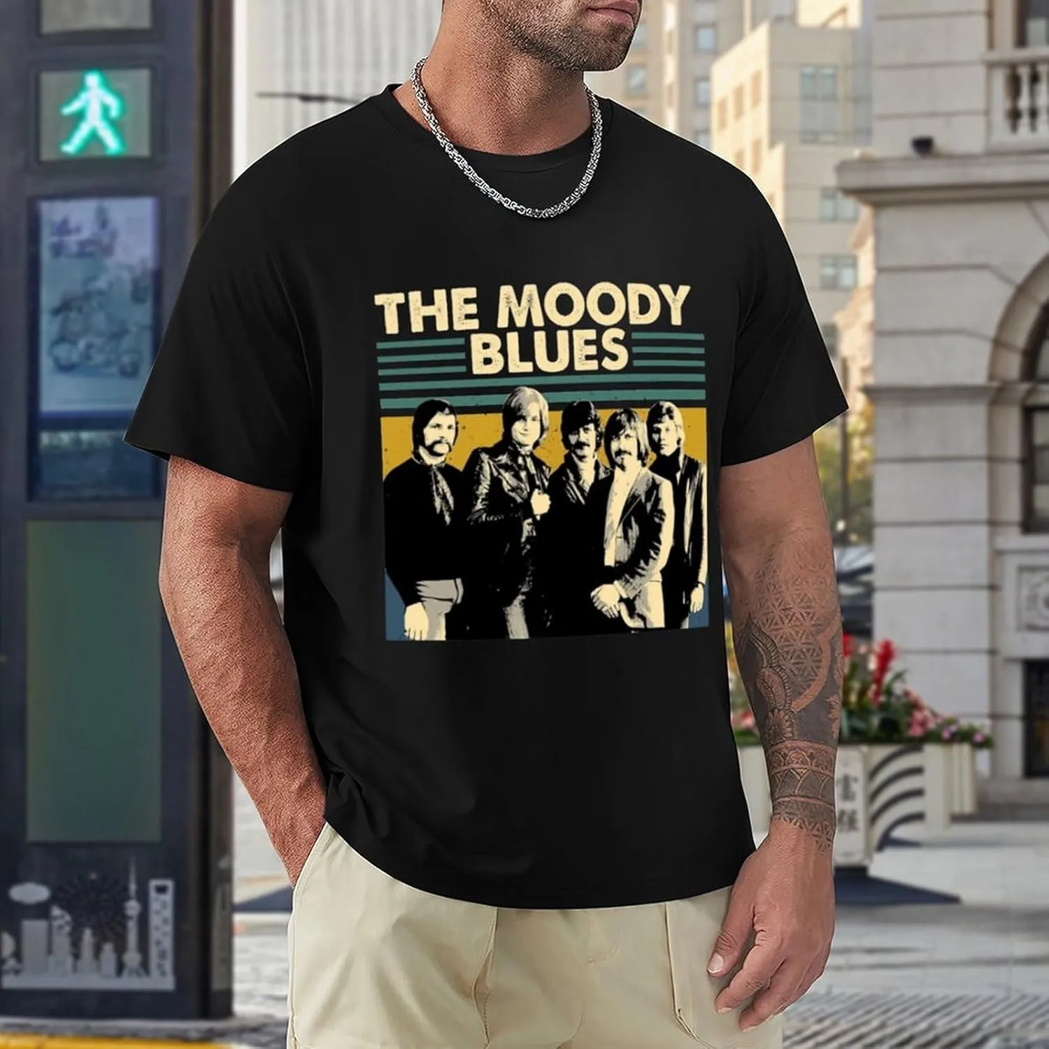 Mens T Shirt Cotton Graphic Crew Neck Short Sleeve Top Tee Fashion Shirts,Gift for Fan