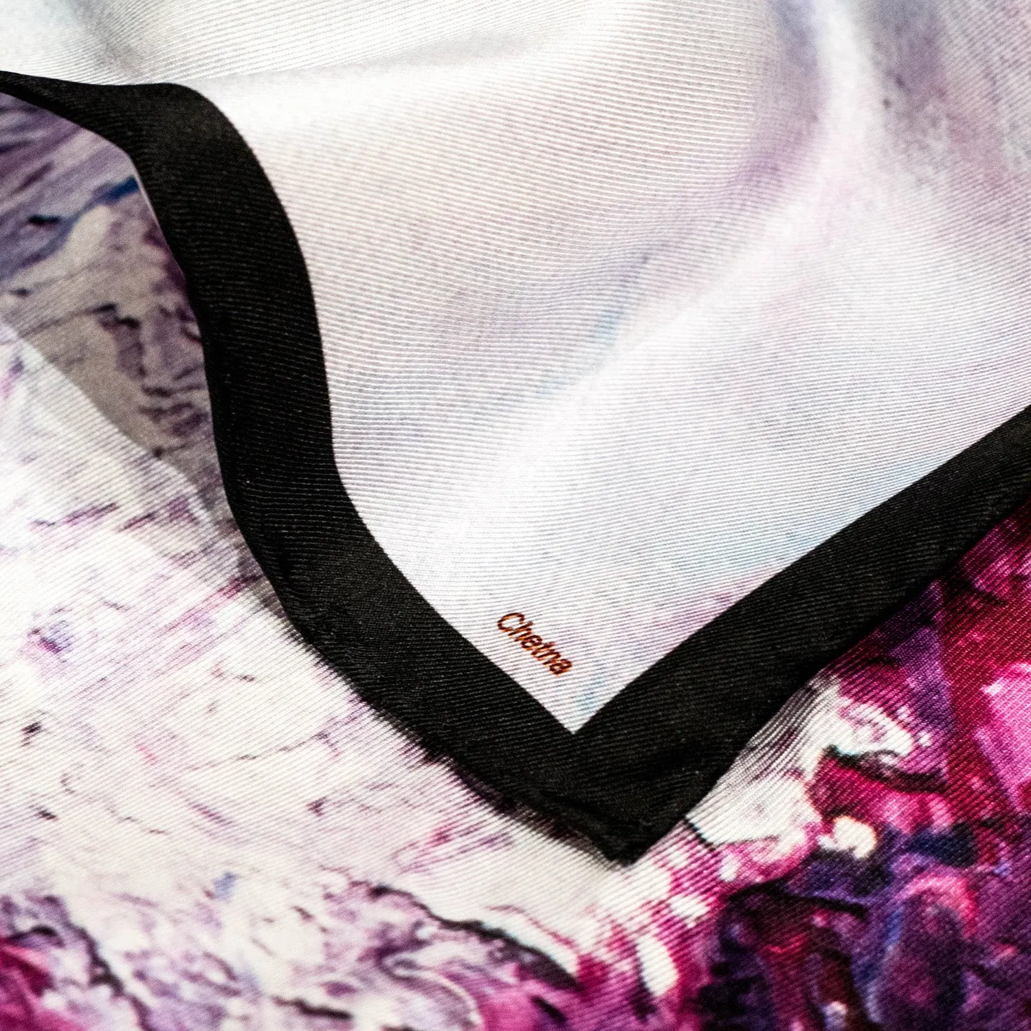 Orchid Horse - Square Silk Scarf