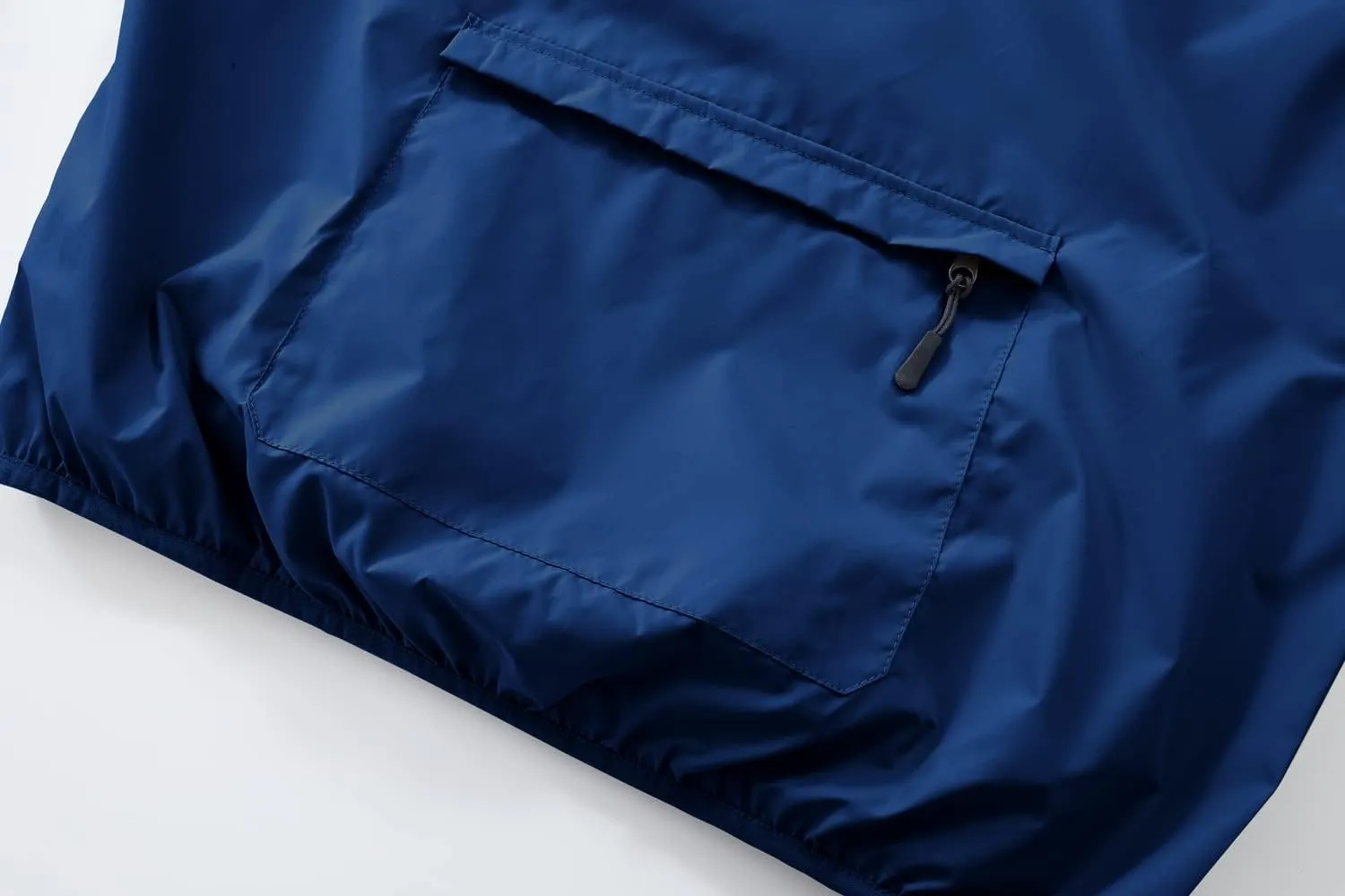Spmor Men's Lightweight Waterproof Jacket Packable Windbreaker Running Coat