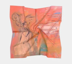 Square Silk Scarf Love in the City of Angels