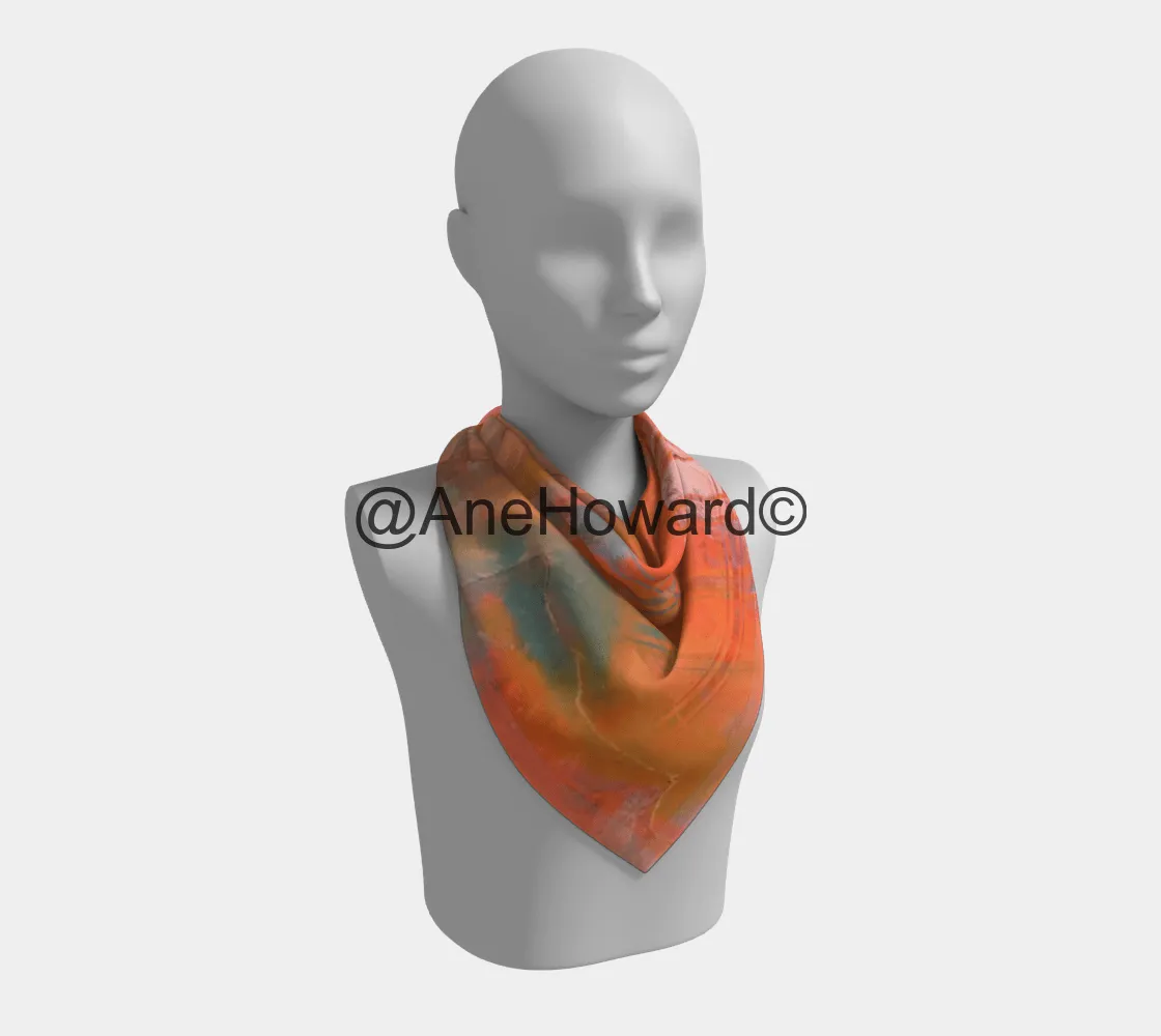 Square Silk Scarf Love in the City of Angels