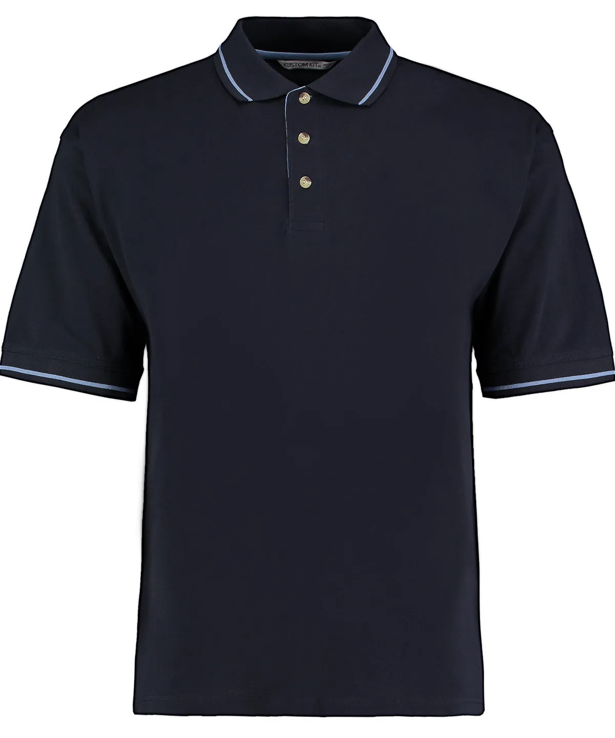 St Mellion polo (classic fit) | Navy/Light Blue