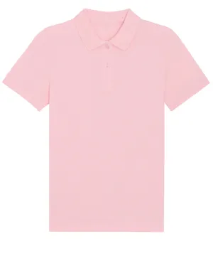Stella Elliser womens fitted piqu short sleeve polo  (STPW333) | Cotton Pink