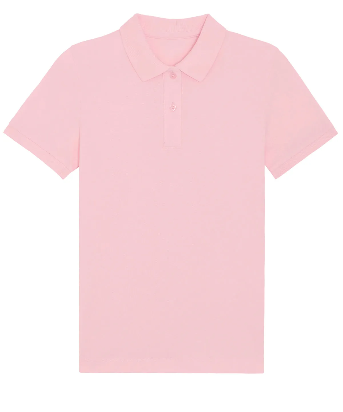 Stella Elliser womens fitted piqu short sleeve polo  (STPW333) | Cotton Pink