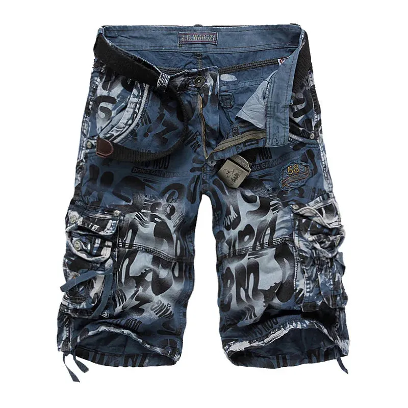 Summer Camouflage Cargo Shorts