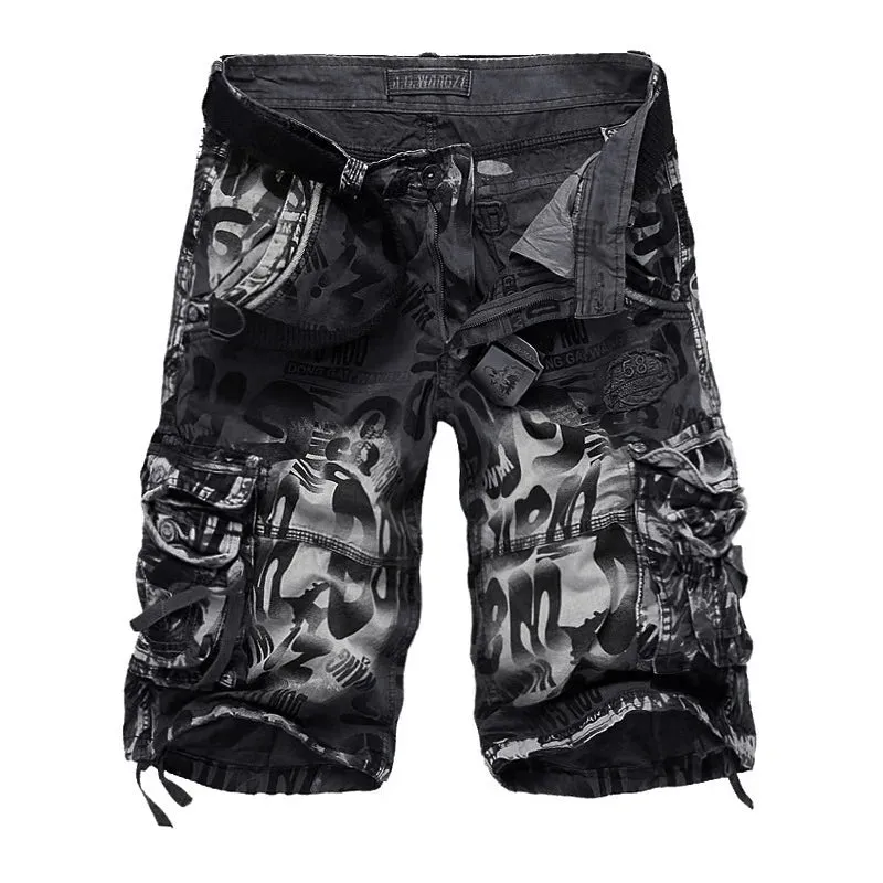 Summer Camouflage Cargo Shorts