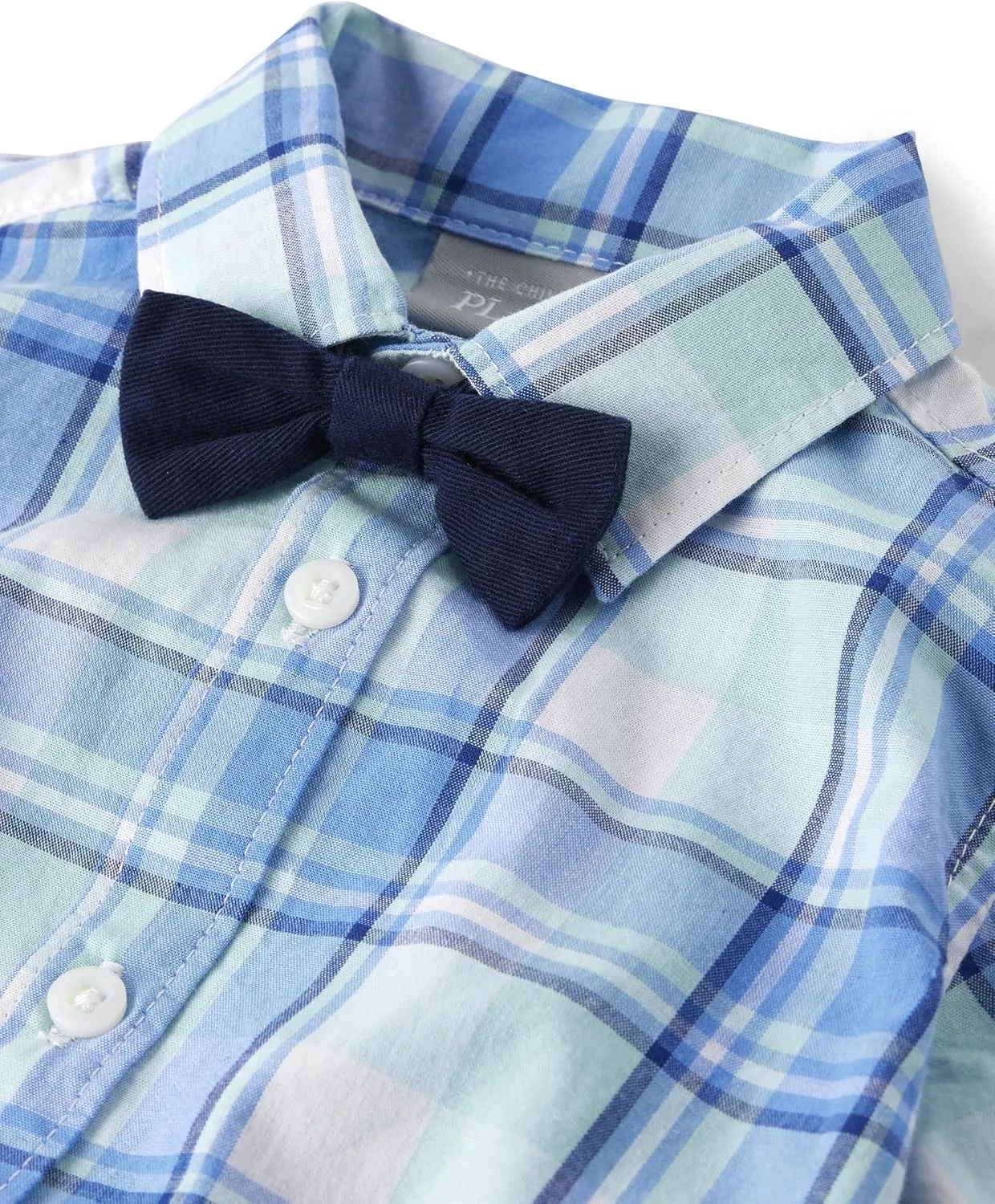The Children's Place baby-boys And Newborn Button Down Shirt and Pants, 2 Piece Outfit