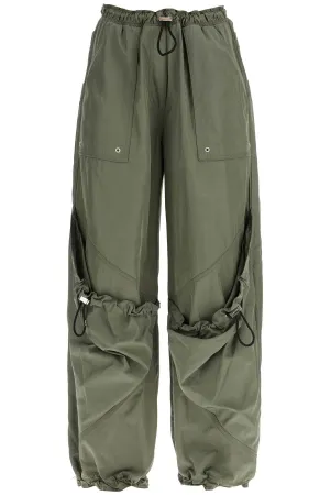 Wide-Leg Military Pants