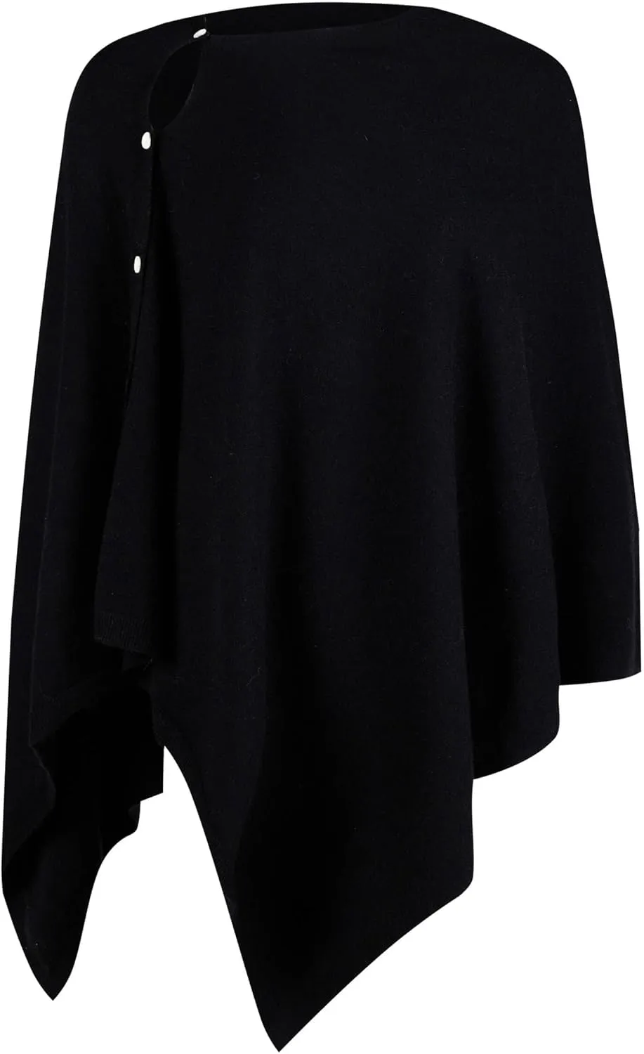 Women'S Shawl Wraps Poncho Sweater Lightweight Knit Scarf With Buttons Versatile Cape Cardigan Spring Summer Fall